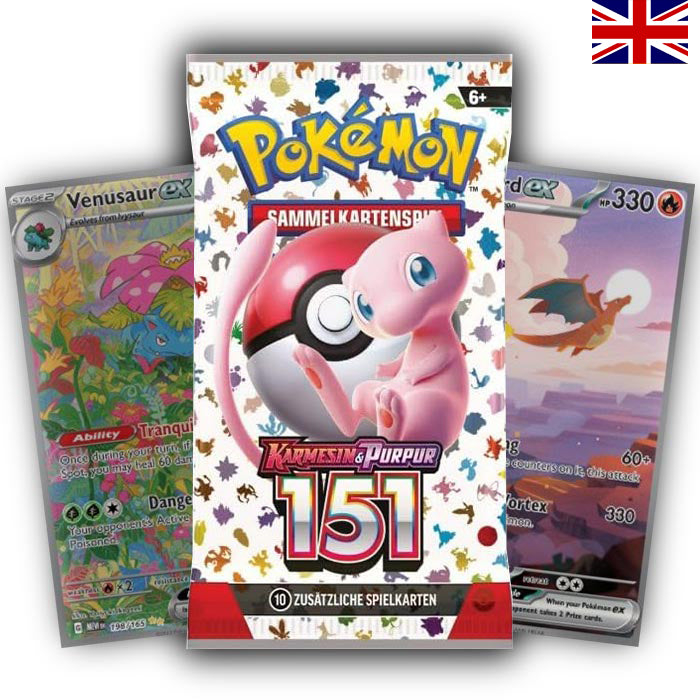 Scalret & Violet - Pokemon 151 Booster - Englisch