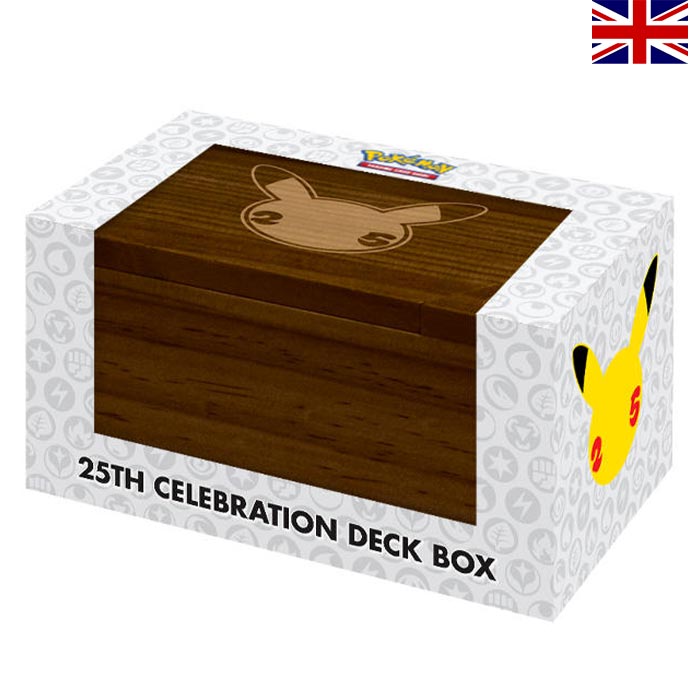 Ultra Pro Pokémon 25th Celebration Wood Deck Box - Englisch