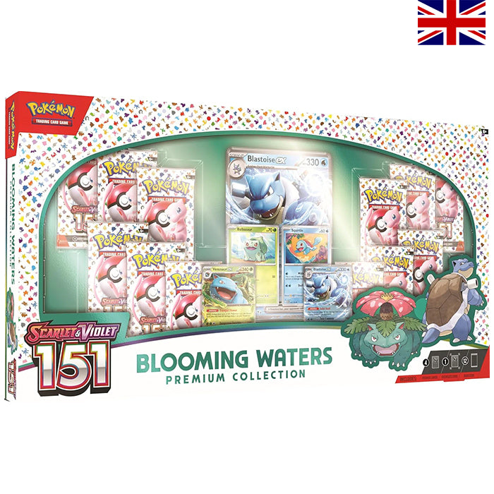 Scarlet & Violet - Pokémon 151 Blooming Warters Premium Collection - Englisch (Sealed Case)
