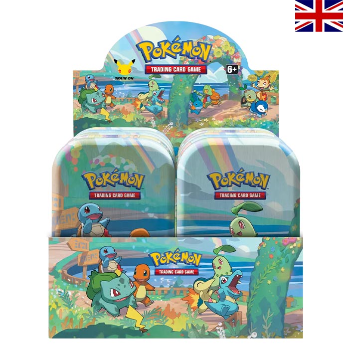 Pokémon Celebrations Mini Tin Display - Englisch