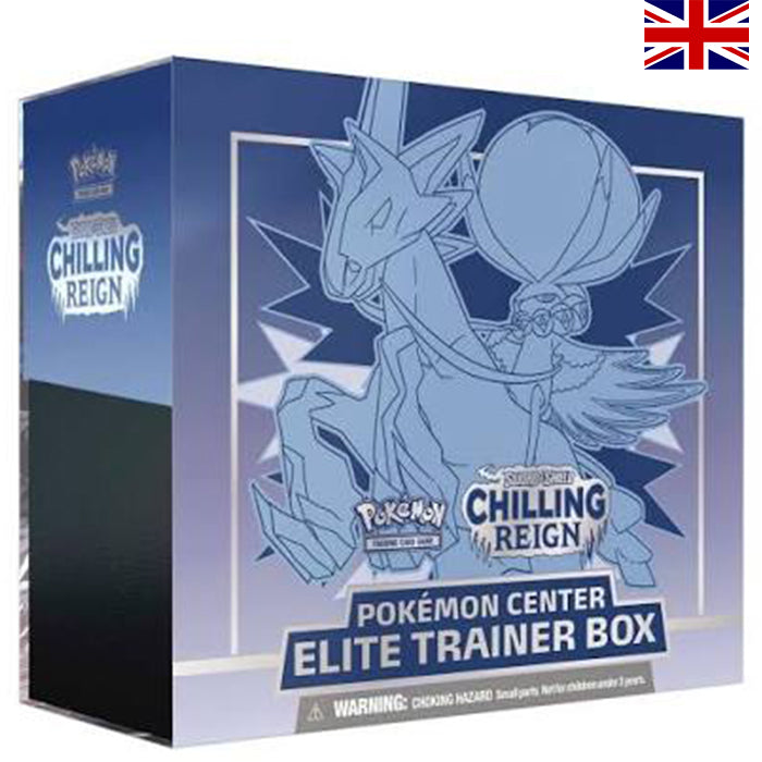 Chilling Reign: Pokémon Center Ice Rider Calyrex Elite Trainer Box - Englisch