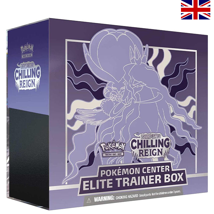 Chilling Reign: Pokémon Center Shadow Rider Calyrex Elite Trainer Box - Englisch