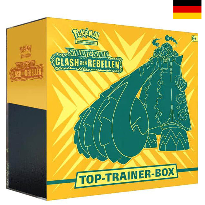 Schwert & Schild - Clash der Rebellen Top Trainer Box - Deutsch
