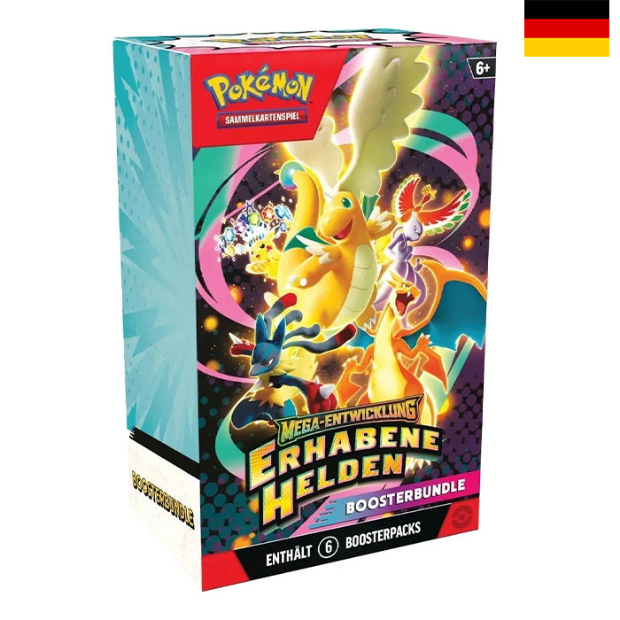 Mega Entwicklung - Erhabene Helden Booster Bundle - Deutsch