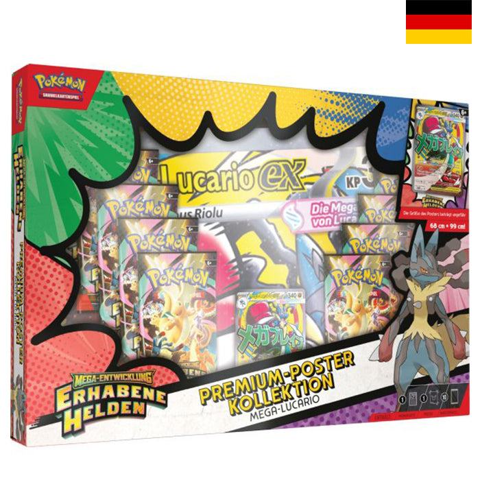 Erhabene Helden: Mega Lucario Premium Poster Collection - Deutsch