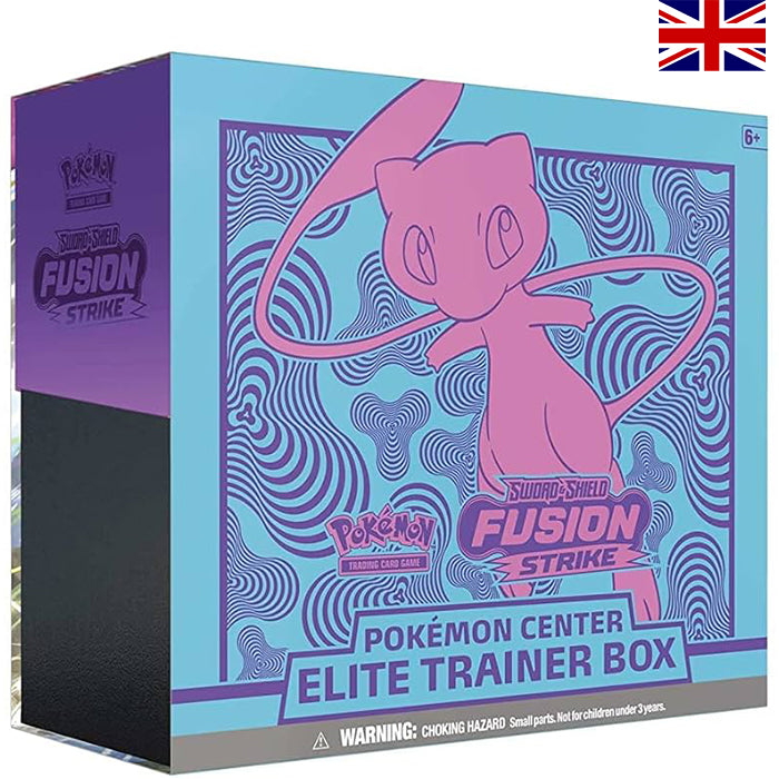 Sword & Shield - Fusion Strike Pokemon Center Elite Trainer Box - Englisch (incl Acryl Case)