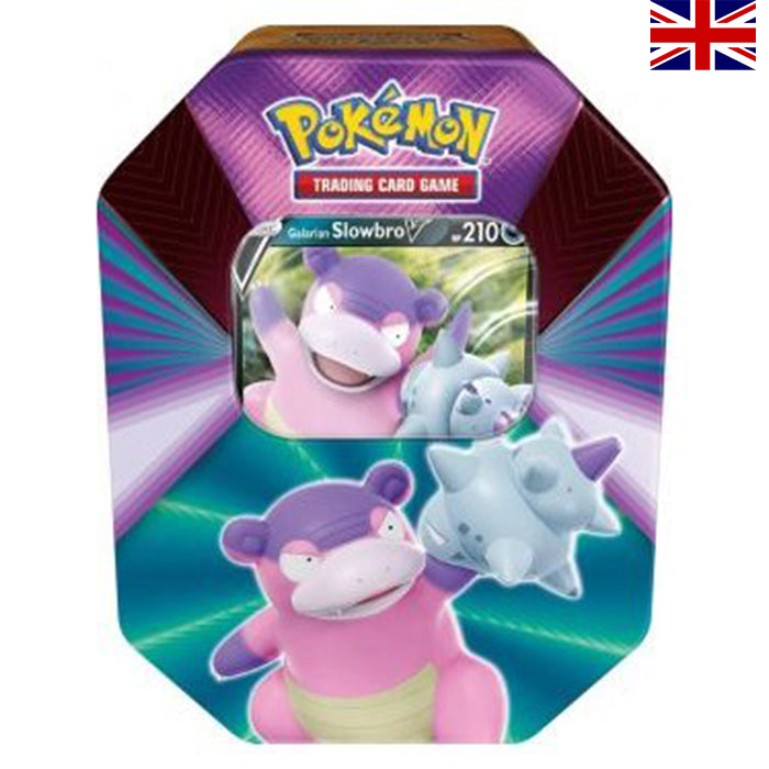 Pokémon V Forces Tin: Galarian Slowbro V - Englisch