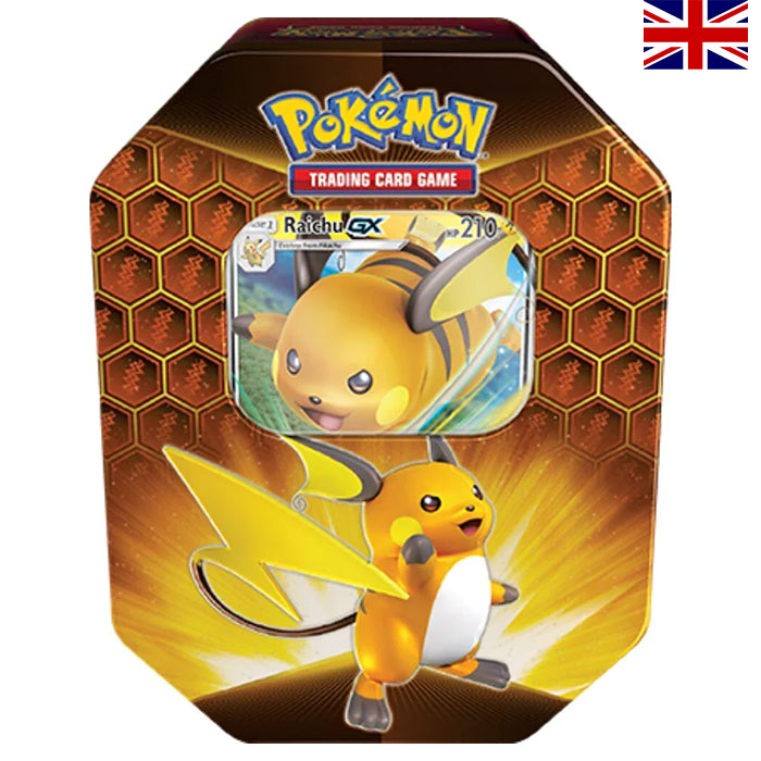 Hidden Fates Raichu GX Tin-Box - Englisch