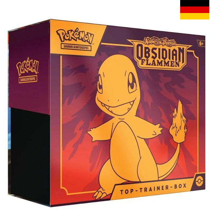 Karmesin & Purpur - Obsidianflammen Top Trainer Box - Deutsch