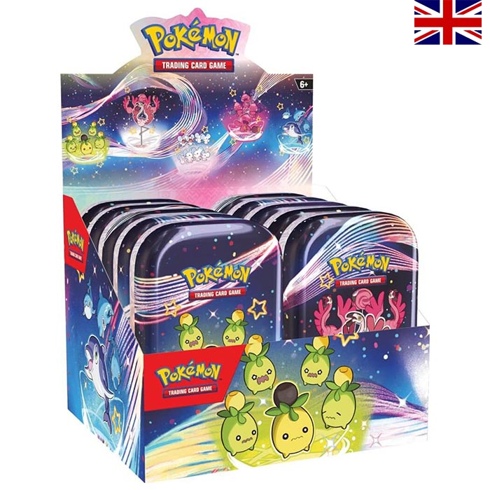 Scarlet & Violet Paldean Fates Mini Tin Display - Englisch