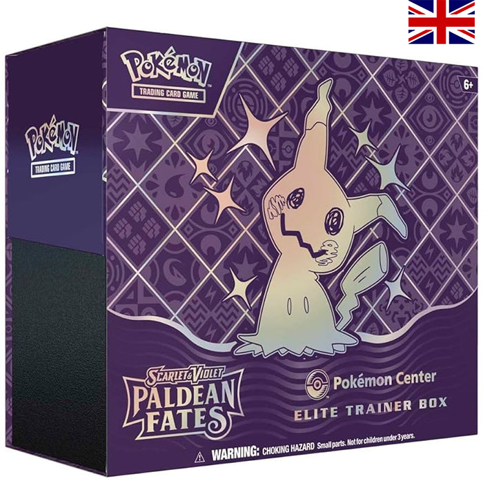 Scarlet & Violet - Paldean Fates Pokemon Center Elite Trainer Box - Englisch (incl Acryl Case)