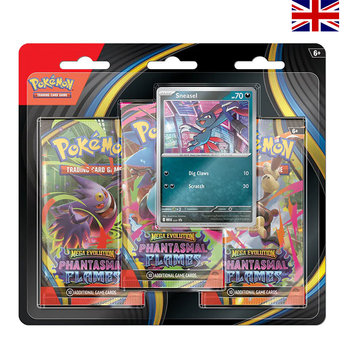 Mega - Phantasmal Flames 3-Pack Blister - Englisch