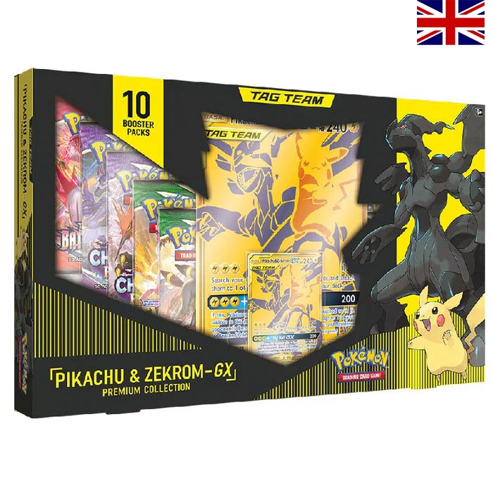 Tag Team Pikachu & Zekrom GX Premium Collection - Englisch