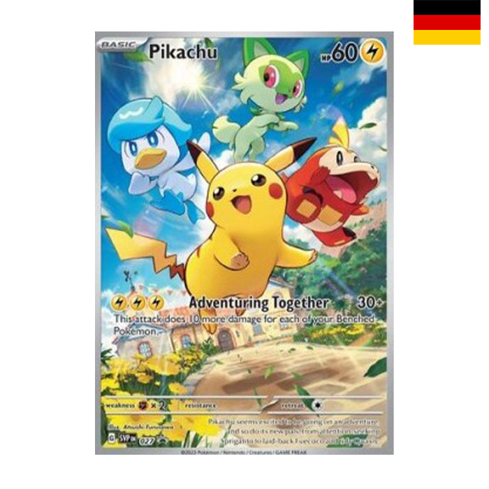 Pikachu (SVP 027) - Deutsch