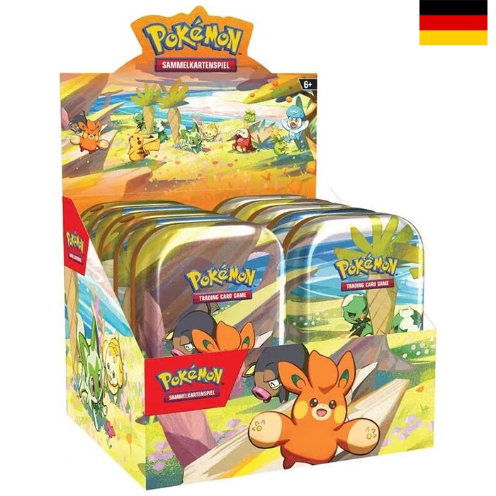 Pokémon Paldean Friends Mini Tin Display - Deutsch
