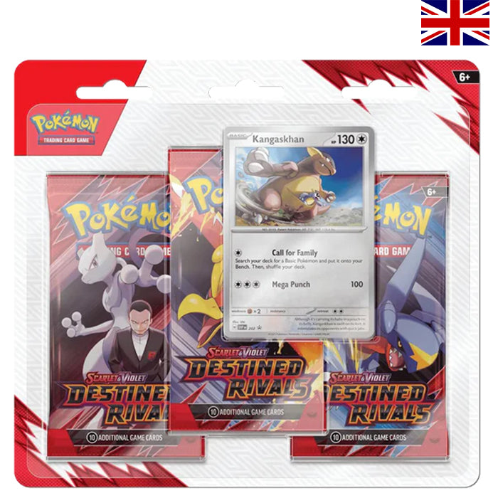 Scarlet & Violet - Destined Rivals 3er-Blister - Englisch