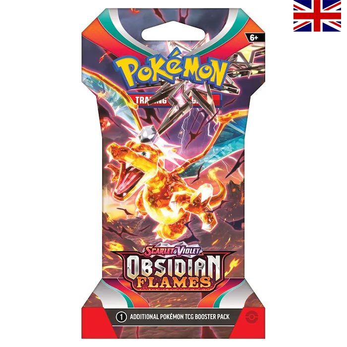 Scarlet & Violet Obsidian Flames Sleeved Booster - Englisch