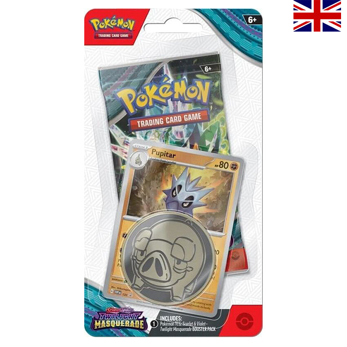 Scarlet & Violet Twilight Masquerade Checklane Blister Pupitar - Englisch