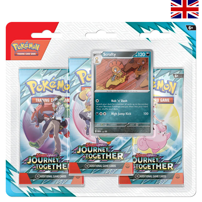 Scarlet & Violet Journey Together 3 Pack Blister - Englisch
