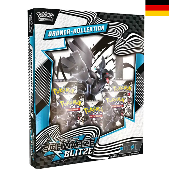 Karmesin & Purpur - Schwarze Blitze Ordner Kollektion - Deutsch