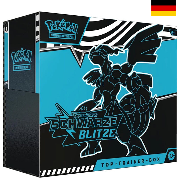 Karmesin & Purpur - Schwarze Blitze Top Trainer Box - Deutsch