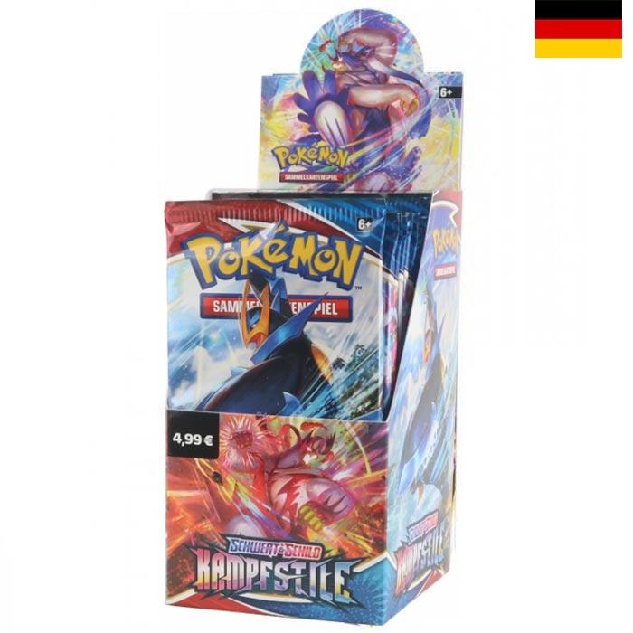 Schwert & Schild - Kampfstile 18er Display - Deutsch