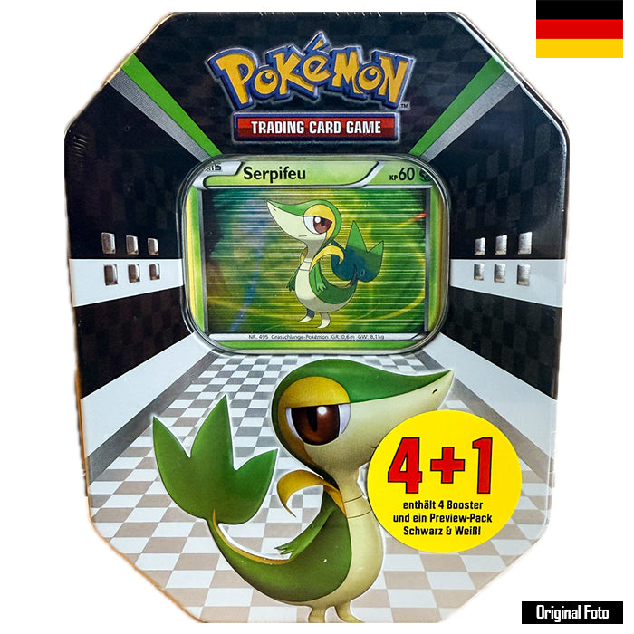 Sneak-Peek Snivy Tin - Deutsch