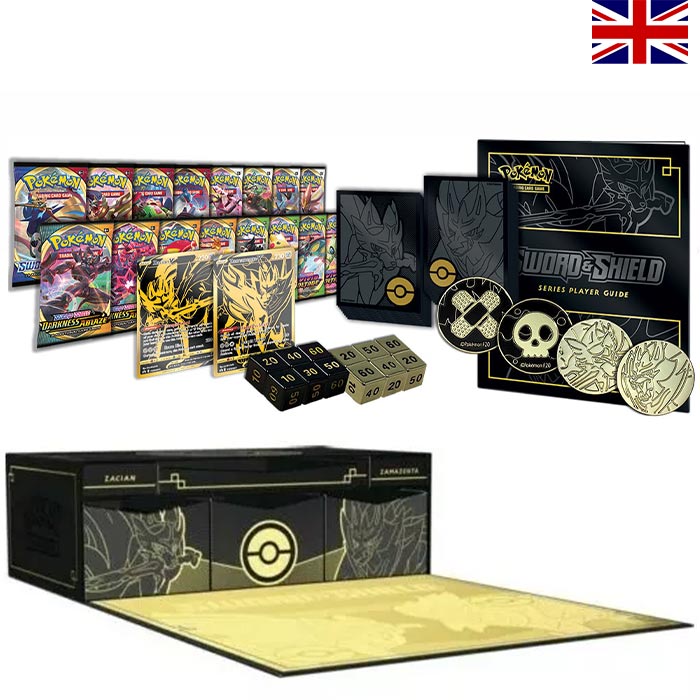 Sword & Shield - Ultra Premium Collection Zacian & Zamazenta - Englisch (defekt)