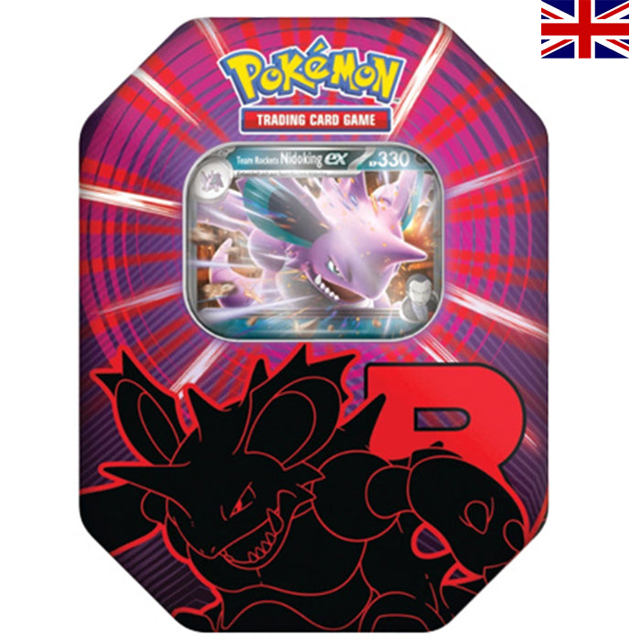 Team Rocket Tins: Team Rocket's Nidoking ex Tin - Englisch
