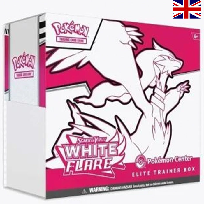 Scarlet & Violet - White Flare Pokemon Center Elite Trainer Box - Englisch