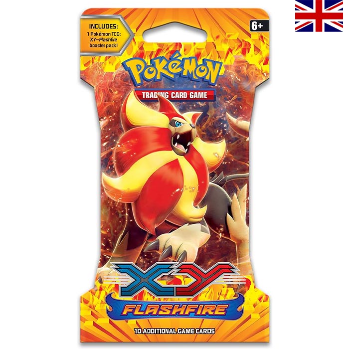 XY Flashfire Sleeved Booster - Englisch