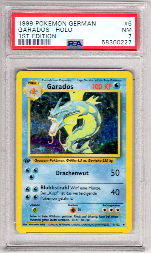 Garados 1999 #6 PSA 7 - Deutsch
