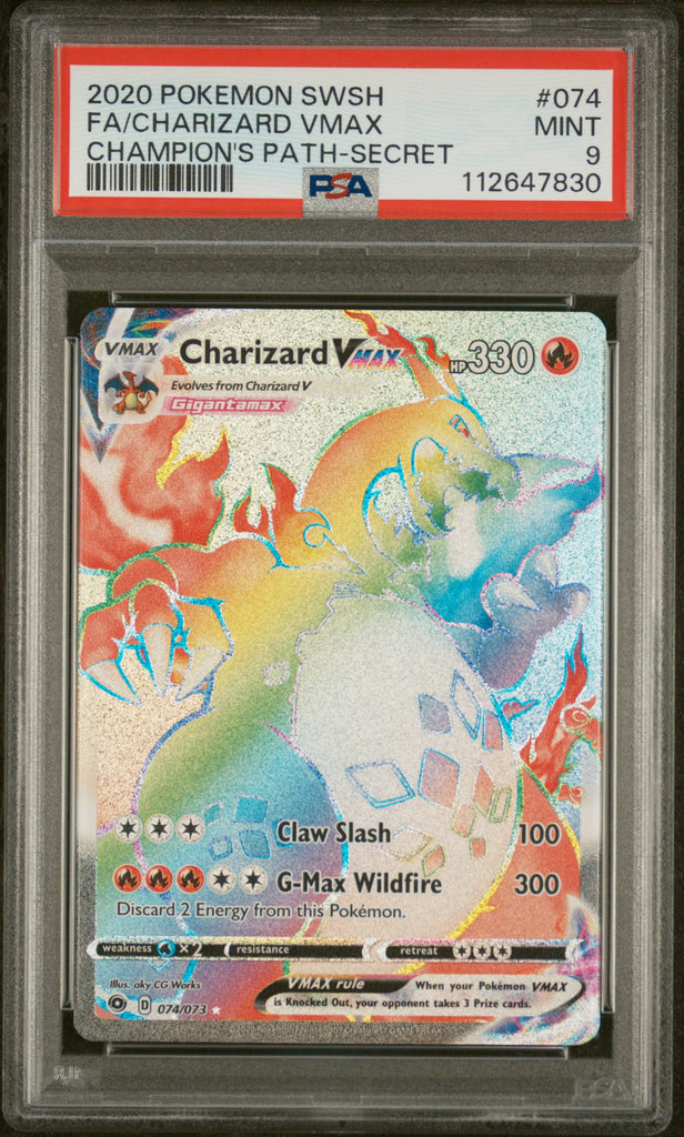 Charizard VMAX 2020 74 PSA 9 - Englisch
