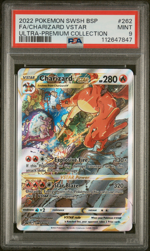 Charizard STAR 2022 262 PSA 9 - Englisch