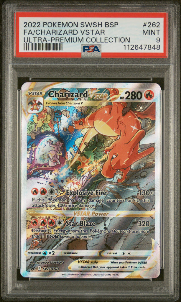 Charizard STAR 2022 262 PSA 9 - Englisch