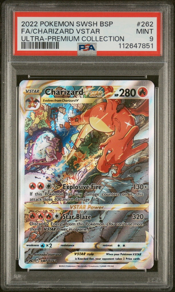 Charizard STAR 2022 262 PSA 9 - Englisch