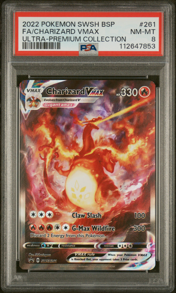 Charizard VMAX 2022 261 PSA 8 - Englisch