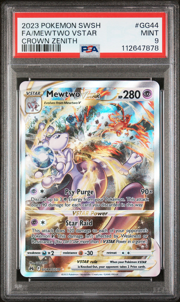 Mewtwo VSTAR 2023 GG44 PSA 9 - Englisch