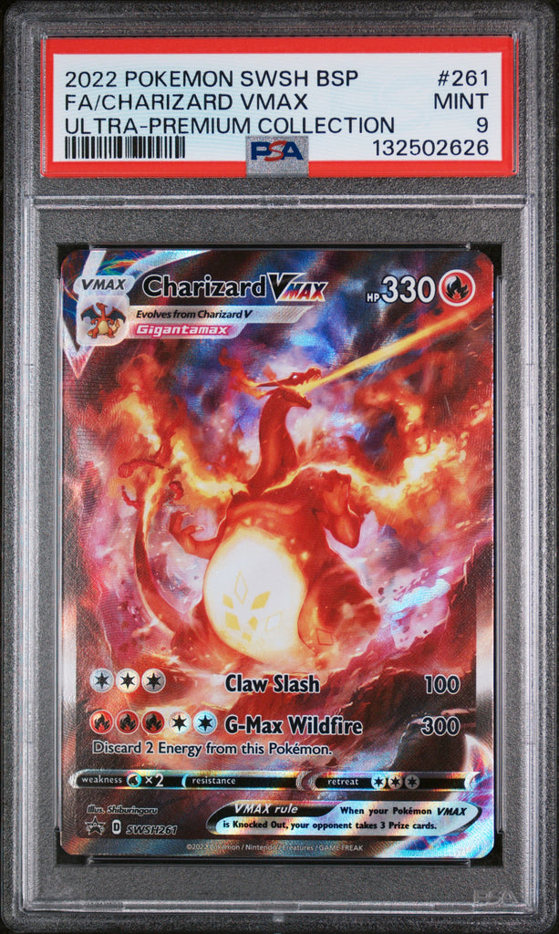 Charizard VMAX 2022 261 PSA 9 - Englisch