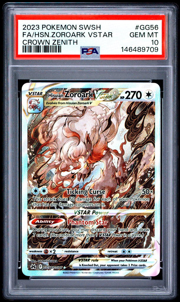 Hisui-Zoroark VSTAR 2023 GG56 PSA 10 - Englisch