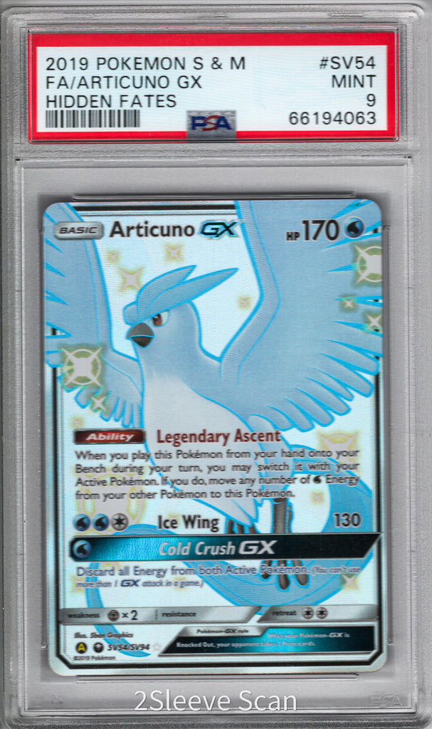 Articuno GX 2019 54 PSA 9 - Englisch