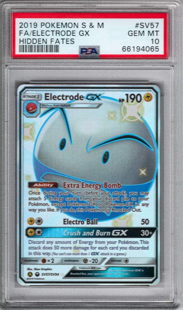 Electrode GX 2019 SV57 PSA 10 - Englisch